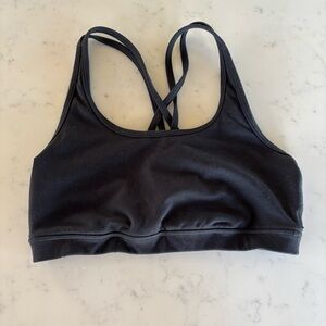 WITH Black Sports Bra Size M